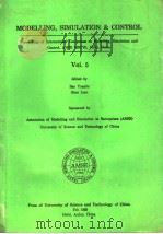 MODELLING，SIMULATION & CONTROL VOL.5（1993 PDF版）