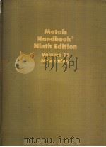 METALS HANDBOOKR NINTH EDITION VOLUME 16 MACHINING（1989 PDF版）