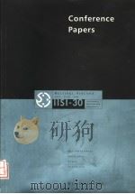 CONFERENCE PAPERS IISI-30 30TH ANNUAL MEETINGS AND CONFERENCE PDF电子版封面 2930069287