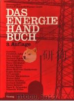 DAS ENERGIE HAND BUCH PDF电子版封面 3528282797