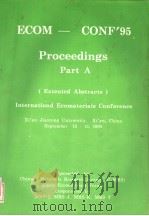 ECOM-CONF'95 PROCEEDINGS PART A（ PDF版）