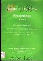 ECOM-CONF'95 PROCEEDINGS PART C PDF电子版封面