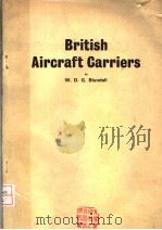 BRITISH AIRCRAFT CARRIERS PDF电子版封面 W.D.G.BLUNDELL
