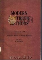 MODERN SYNTHETIC METHODS VOLUME 3 PDF电子版封面