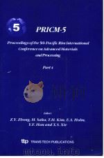 PRICM-5 PROCEEDINGS OF THE 5TH PACIFIC RIM INTERNATIONAL CINFEREBCE IB ADVABCED MATERIALS AND PROCES PDF电子版封面