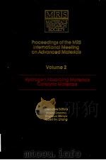 PROCEEDINGS OF THE MRS INTERNATIONAL MEETING ON ADVANCED MATERIALS VOLUME 2（ PDF版）