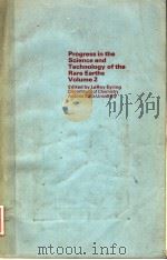 PROGRESS IN THE SCIENCE AND TECHNOLOGY OF THE RARE EARTHS VOLUME 2 PDF电子版封面 LEROY EYRING