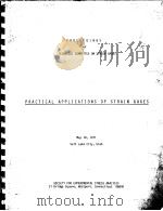 PRACTICAL APPLICATIONS OF STRAIN GAGES PDF电子版封面