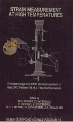 STRAIN MEASUREMENT AT HIGH TEMPERATURES PDF电子版封面 1851660569