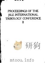 PROCEEDINGS OF THE JSLE INTERNATIONAL ERIBOLOGY CONFERENCE Ⅱ PDF电子版封面
