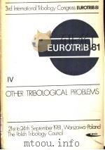 TRIBOLOGICAL PROCESSES IN SOLID BODY CONTACT AREAS VOLUME Ⅳ（ PDF版）