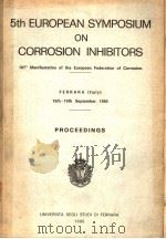 5TH EUROPEAN SYMPOSIUM ON CORROSION INHIBITORS（ PDF版）
