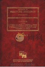 ADVANCES IN FRACTURE RESEARCH (FRACTURE 81) VOLUME 1（ PDF版）