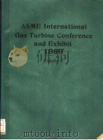 ASME INTERNATIONAL GAS TURBINE CONFERENCE AND EXHIBIT 1986 VOLUME 4 PDF电子版封面