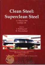 CLEAN STEEL:SUPERCLEAN STEEL 1995 PDF电子版封面 0901716901