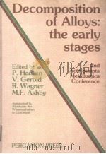 DECOMPOSITION OF ALLOYS:THE EARLY STAGES（1983 PDF版）