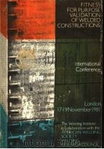 FITNESS FOR PURPOSE VALIDATION OF WELDED CONSTRUCTIONS（ PDF版）