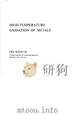 HIGH-TEMPERATURE OXIDATION OF METALS（ PDF版）