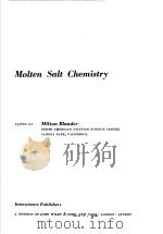 MOLTEN SALT CHEMISTRY PDF电子版封面 MILTON BLANDER