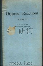 ORGANIC REACTIONS VOLUME 18 PDF电子版封面