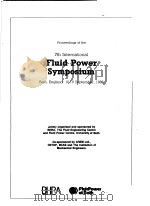 PROCEEDINGS OF THE 7TH INTERNATIONAL FLUID POWER SYMPOSIUM PDF电子版封面 094771118X