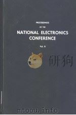 PROCEEDINGS OF THE NATIONAL ELECTRONICS CONFERENCE 1952 VOLUME 8 PDF电子版封面