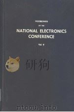 PROCEEDINGS OF THE NATIONAL ELECTRONICS CONFERENCE 1953 VOLUME 9（ PDF版）