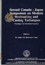 SECOND CANADA-JAPAN SYMPOSIUM ON MODERN STEELMAKING AND CASTING TECHNIQUES（ PDF版）
