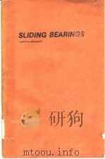 SLIDING BEARINGS PDF电子版封面 0898640113