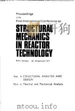 STRUCTURAL MECHANICS IN REACTOR TECHNOLOGY VOLUME 6 PDF电子版封面