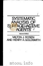 SYSTEMATIC ANALYSIS OF SURFACE-ACTIVE AGENTS SECOND EDITION（ PDF版）