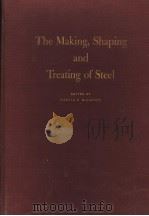 THE MAKING，SHAPING AND TREATING OF STEEL  EDGHTH EDITION     PDF电子版封面    HAROLD E.MCGANNON 