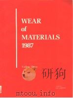 WEAR OF MATERIALS 1987 VOLUME TWO（ PDF版）