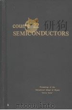 PROCEEDINGS OF THE INNTERNATIONAL SCHOOL OF PHYSICS PDF电子版封面