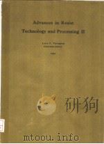 ADVANCES IN RESIST TECHNOLOGY AND PROCESSING Ⅱ PDF电子版封面 0892525746 F.THOMPSON
