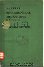 PARTIAL DIFFERENTIAL EQUATIONS AN INTRODUCTION PDF电子版封面