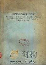 SIBMAC PROCEEDINGS PROCEEDINGS OF THE SECOND INTERNATIONAL BRICK MASONRY CONFERENCE HELD IN STOKE-ON PDF电子版封面