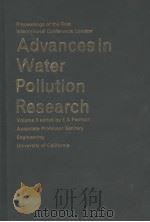 ADVANCES IN WATER POLLUTION RESEARCH VOLUME 3 PDF电子版封面 E.A.PEARSON