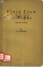 FLUID FLOW IN PIPES SECOND EDITION PDF电子版封面 CLIFFORD H.MCCLAIN