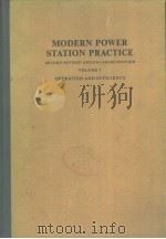 MODERN POWER STATION PRACTICE SECOND REVISED AND ENLARGED EDITION VOLUME 7 OPERATION AND EFFICIENCY PDF电子版封面