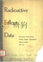 RADIOACTIVE FALLOUT DATA PDF电子版封面 GORDON M.DUNNING