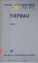 TIEFBAU BAND 1 PDF电子版封面