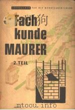 FACHKUNDE FUR MAURER 5.BIS 8.AUSBILDUNGSABSCHNITT（ PDF版）