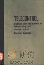 TELECONTROL METHODS AND APPLICATIONS OF TELEMETERING AND REMOTE CONTROL PDF电子版封面 M.H.CUFFLIN