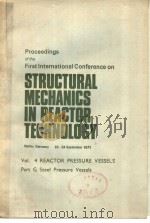 PROCEEDINGS OF THE FIRST INTERNATIONAL CONFERENCE ON STRUCTURAL MECHANICS IN REACTOR TECHNOLOGY VOL.（ PDF版）