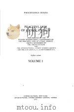 PROCEEDINGS SERIES PEACEFUL USES OF ATOMIC ENERGY PROCEEDINGS OF THE FOURTH INTERNATIONAL CONFERENCE（ PDF版）