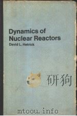 DYNAMICS OF NUCLEAR REACTORS PDF电子版封面 0226331660 DAVID L.HETRICK