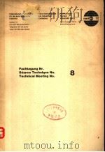 INTERNATIONALE FACHMESSE FUR DIE KERNTECHNISCHE INDUSTRIE NUCLEX 72 NO.8 PDF电子版封面