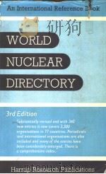 WORLD NUCLEAR DIRECTORY 3RD EDITION PDF电子版封面