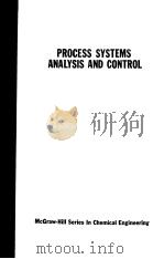 PROCESS SYSTEMS ANALYSIS AND CONTROL PDF电子版封面 DONALD R.COUGHANOWR LOWELL B.